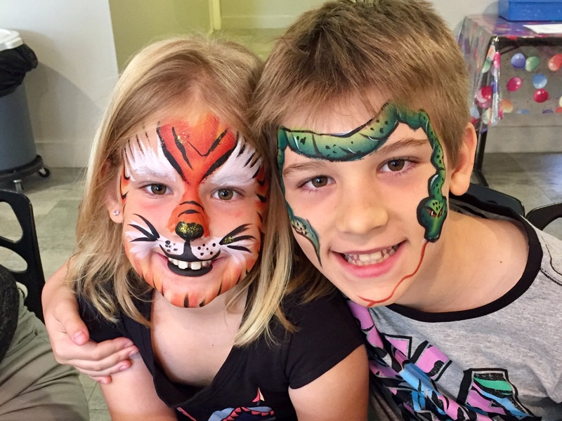 Face Painting at Ashmore Palms