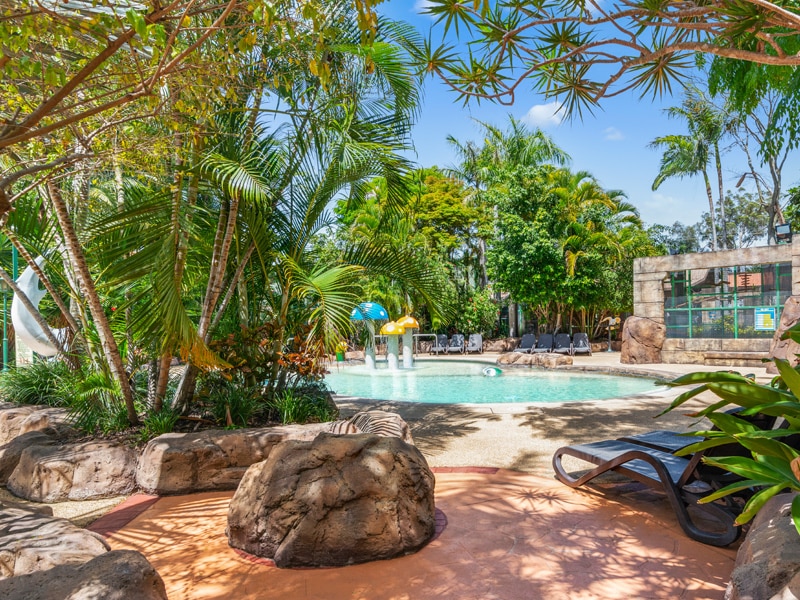 Tropical Gardens & Lagoon Area of Ashmore Palms